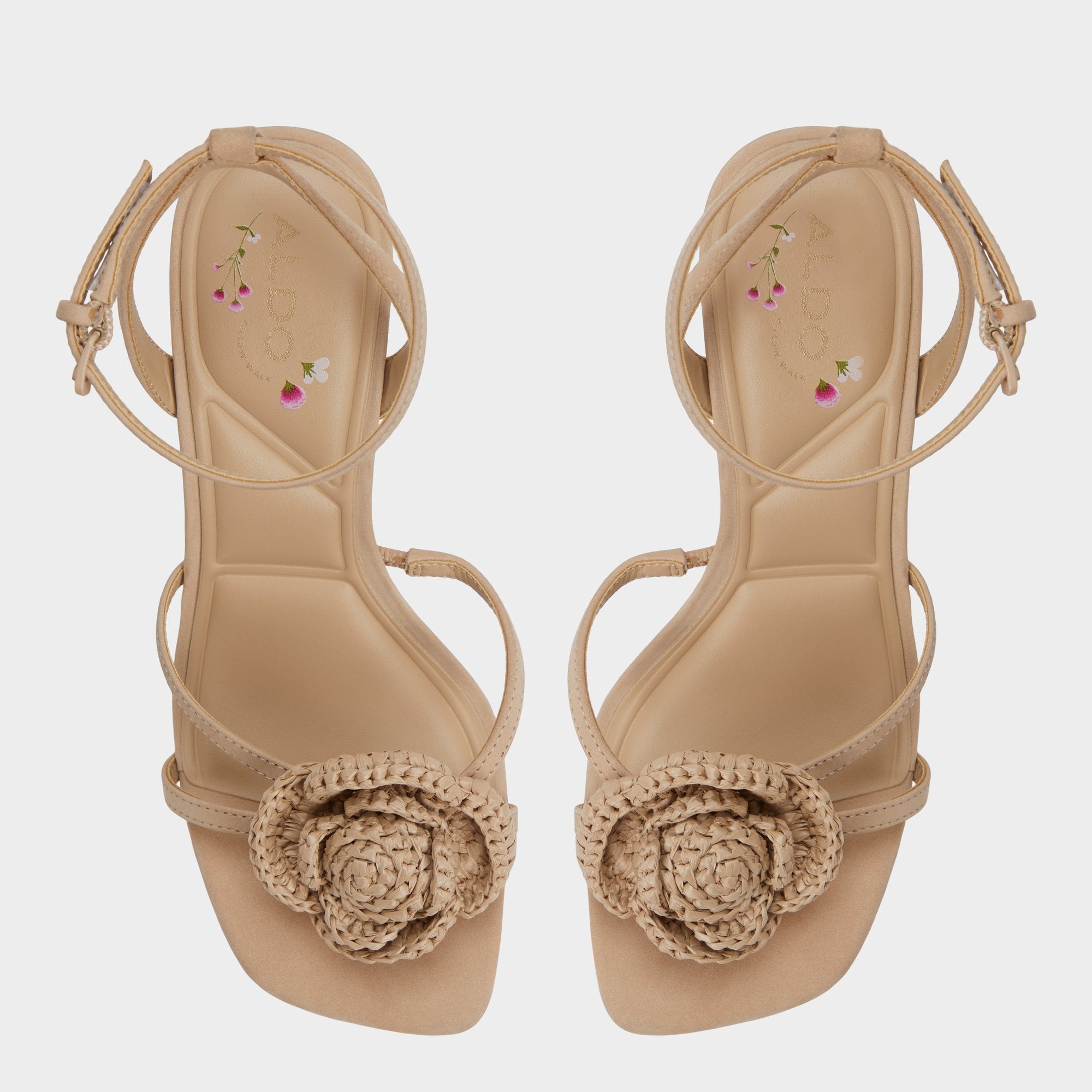 Aldo | Wildblossom Sand Women's Heeled sandals - Strappy heeled sandal, Stiletto heel