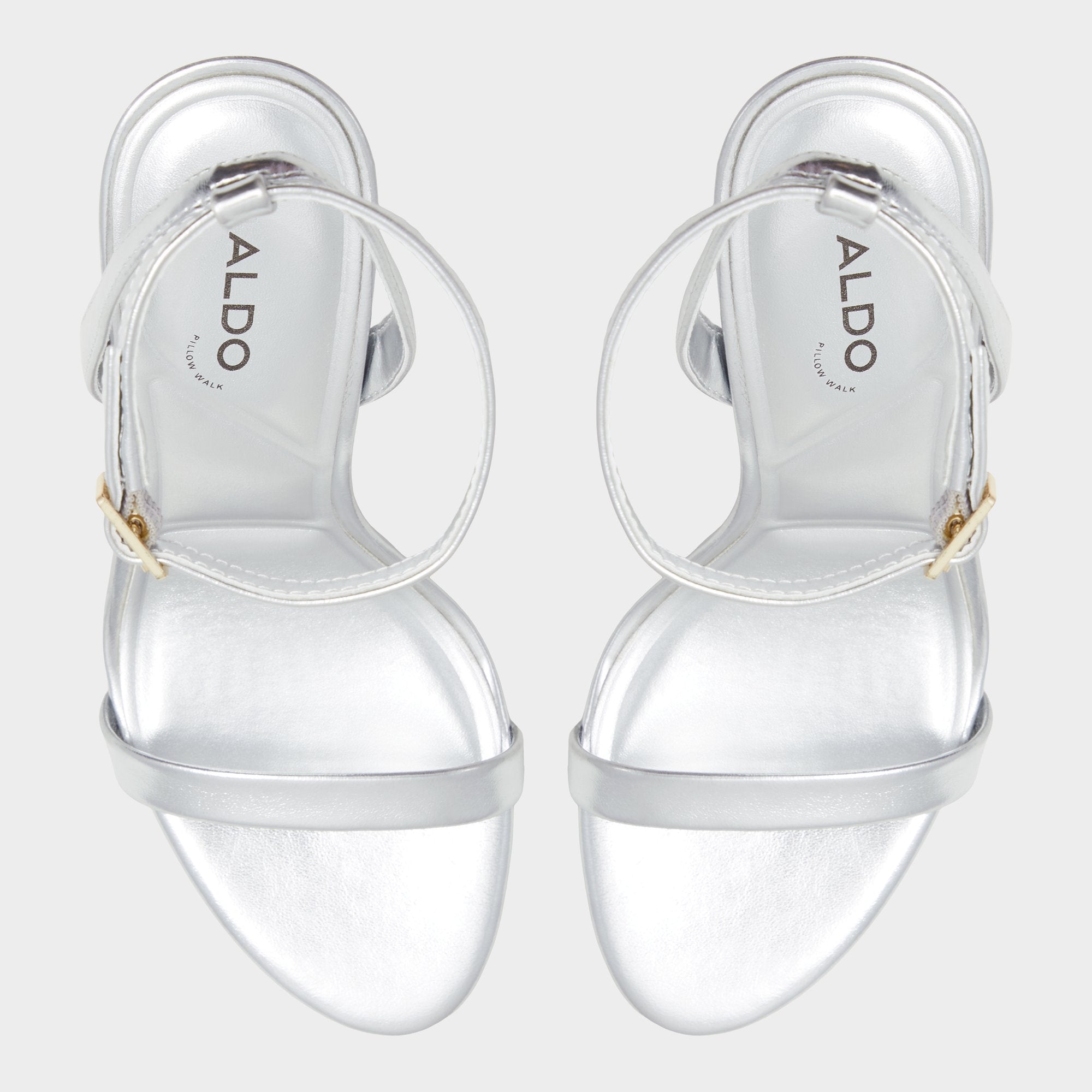 Aldo | Maristou Silver Women's Strappy sandals - Strappy heeled sandal