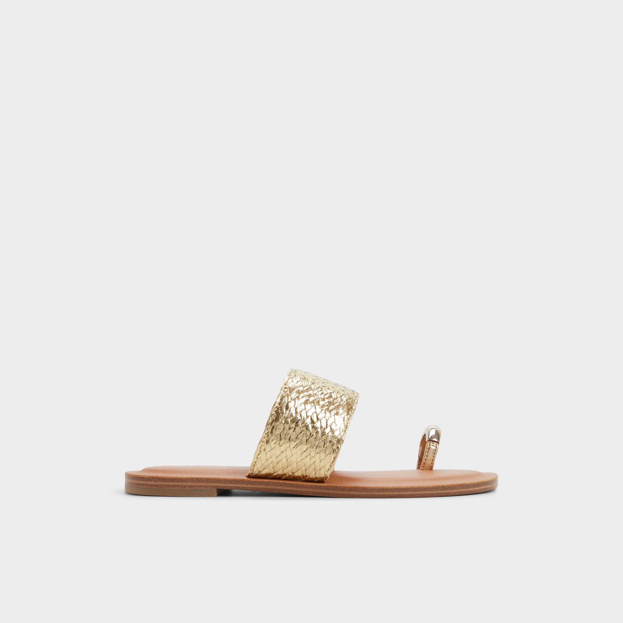 Aldo | Beachwalk Gold Women's Iridescent metallics - Slide sandal