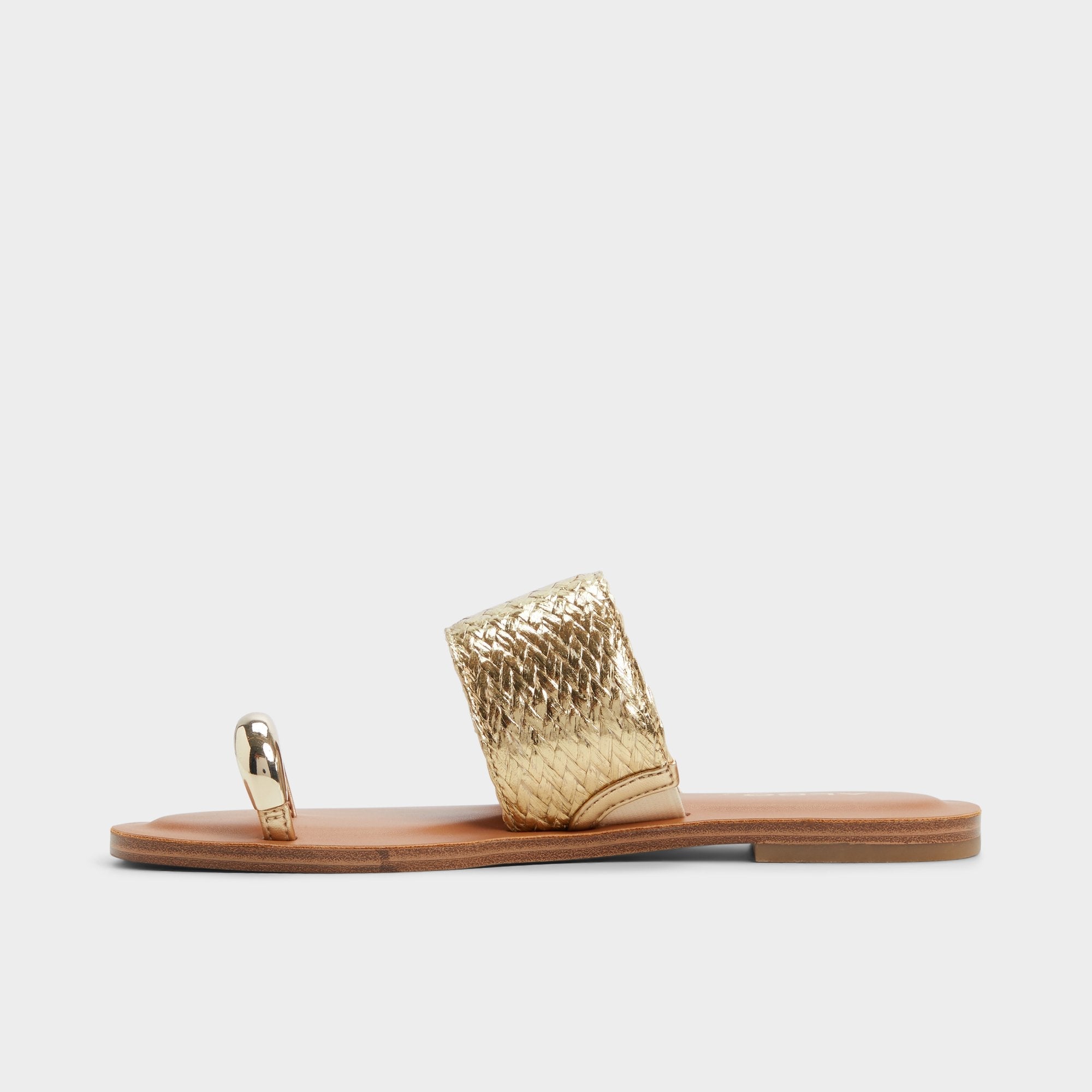 Aldo | Beachwalk Gold Women's Iridescent metallics - Slide sandal