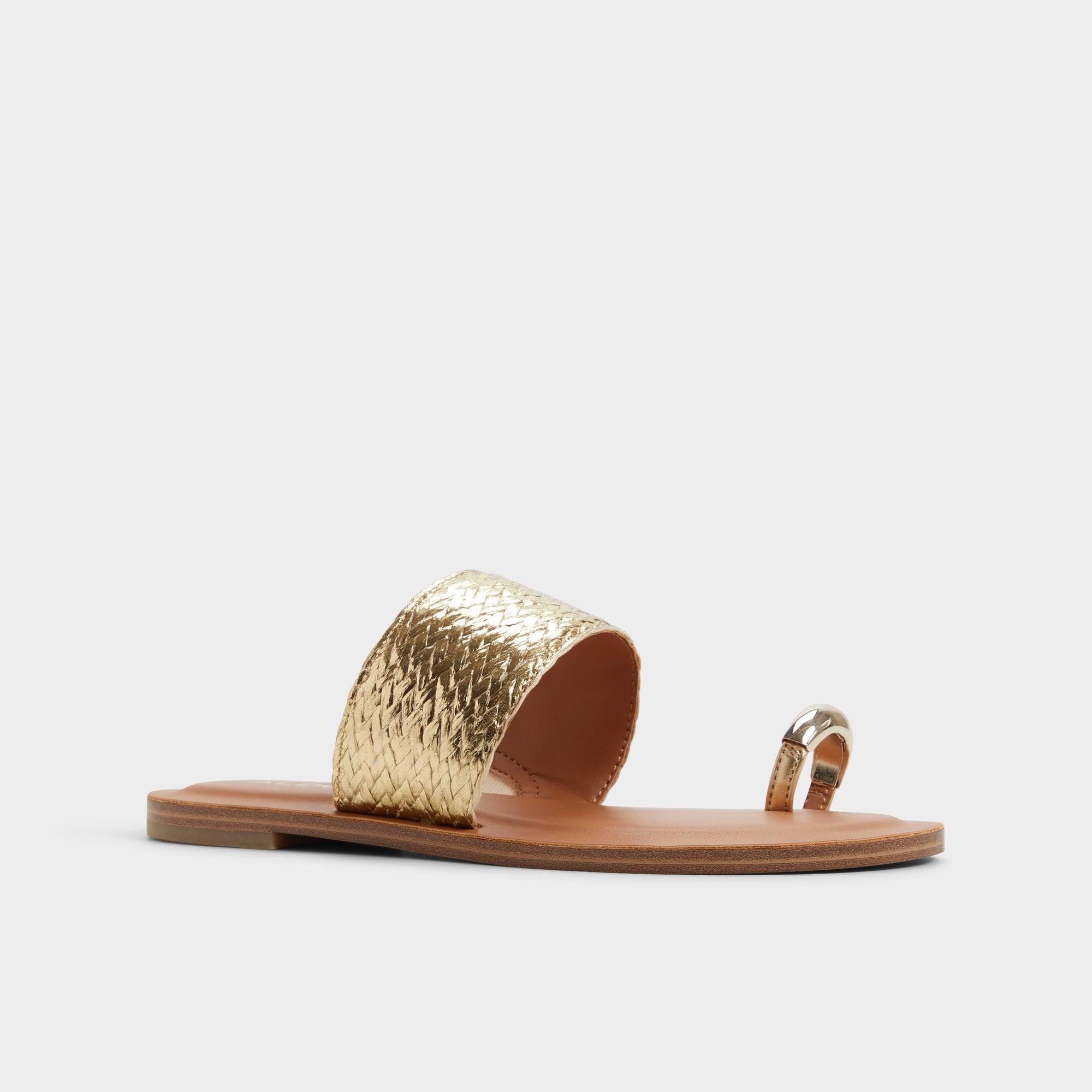 Aldo | Beachwalk Gold Women's Iridescent metallics - Slide sandal