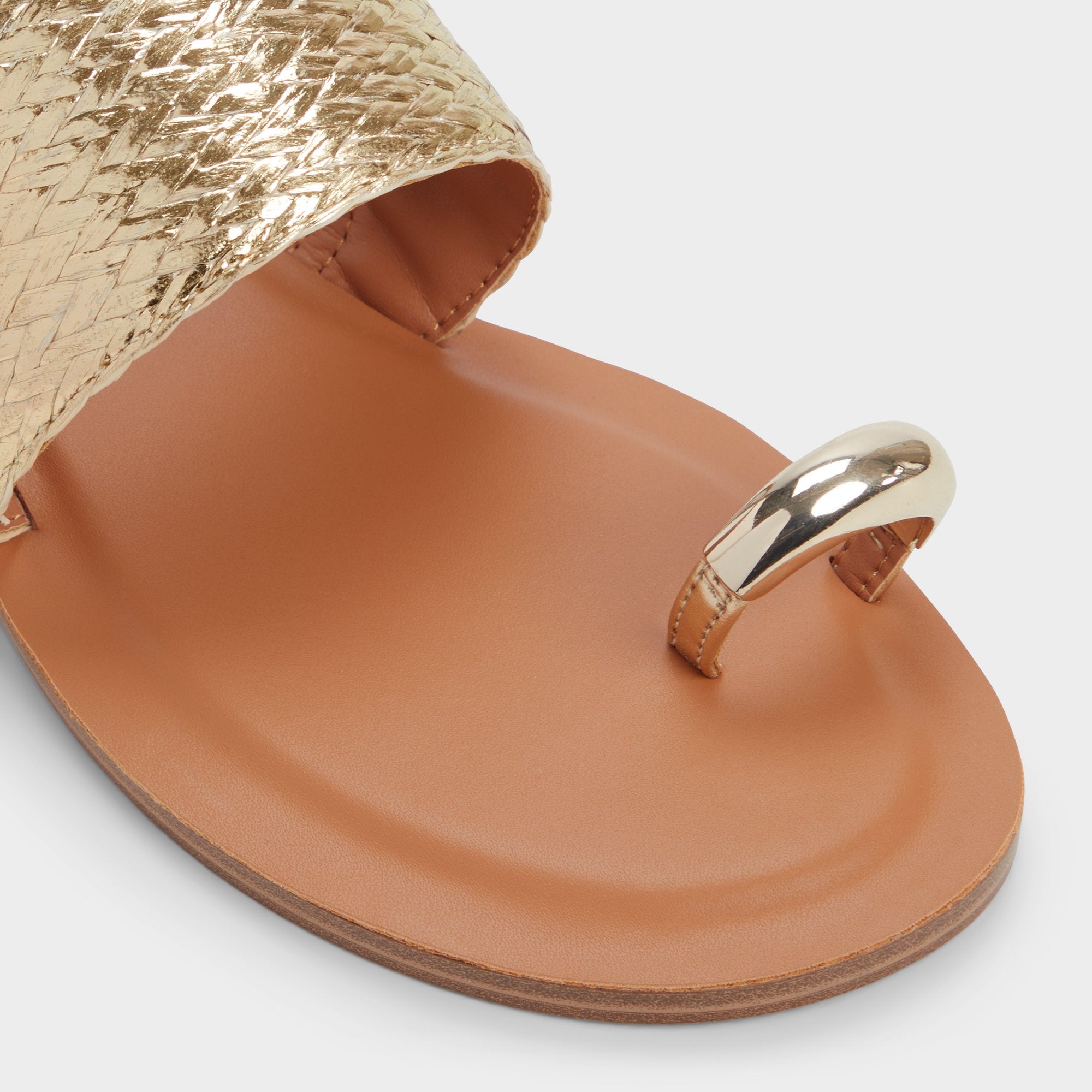 Aldo | Beachwalk Gold Women's Iridescent metallics - Slide sandal