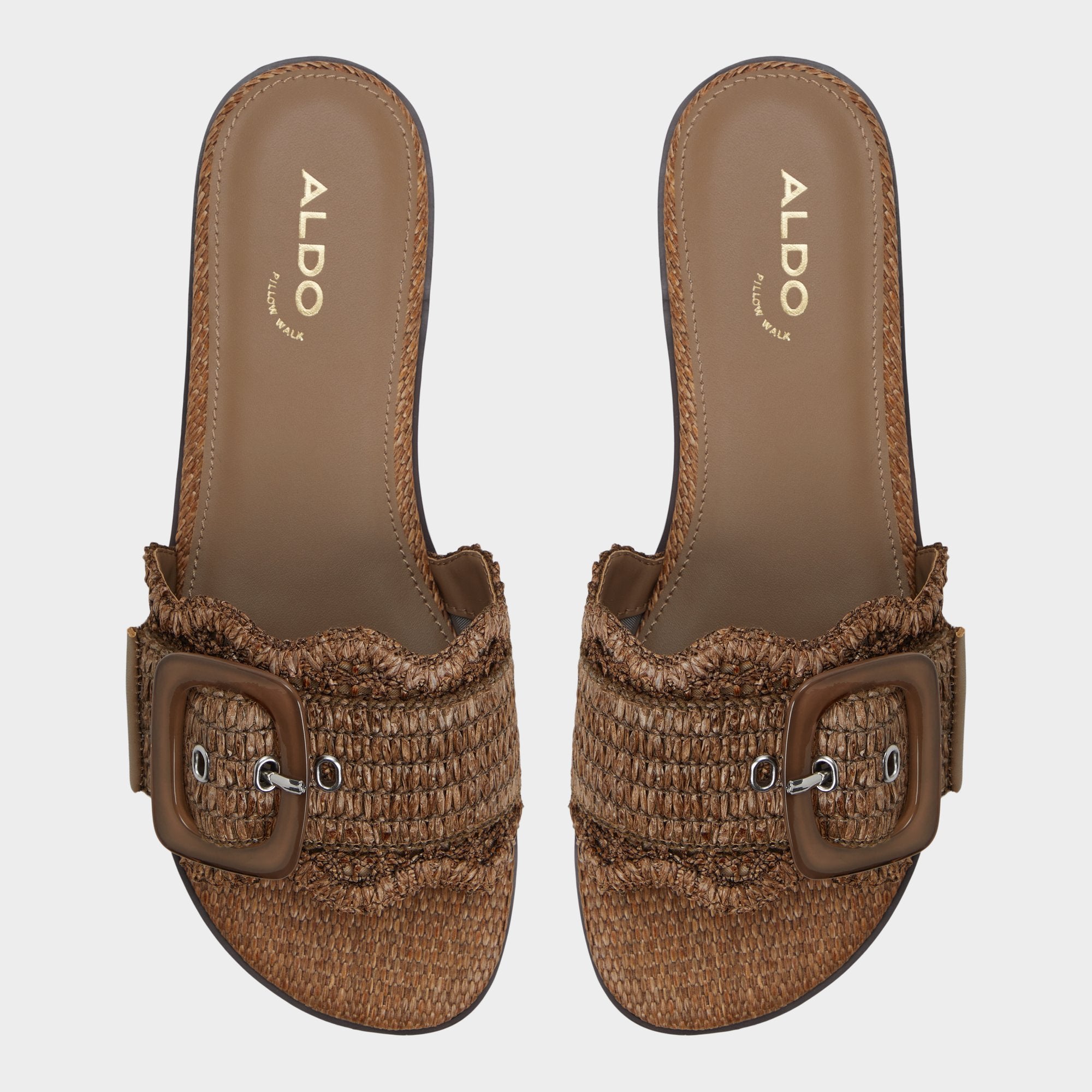 Aldo | Wavysally in Light Brown - Slide sandal