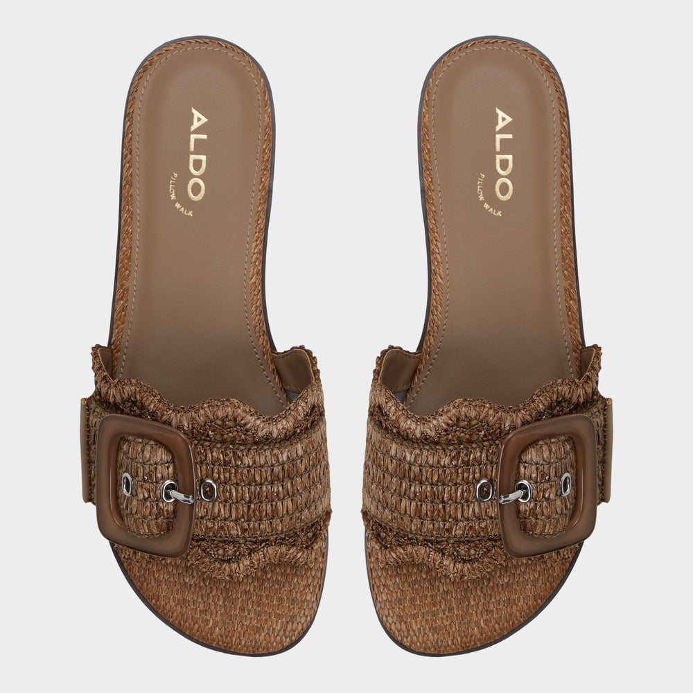 Aldo | Wavysally in Light Brown - Slide sandal