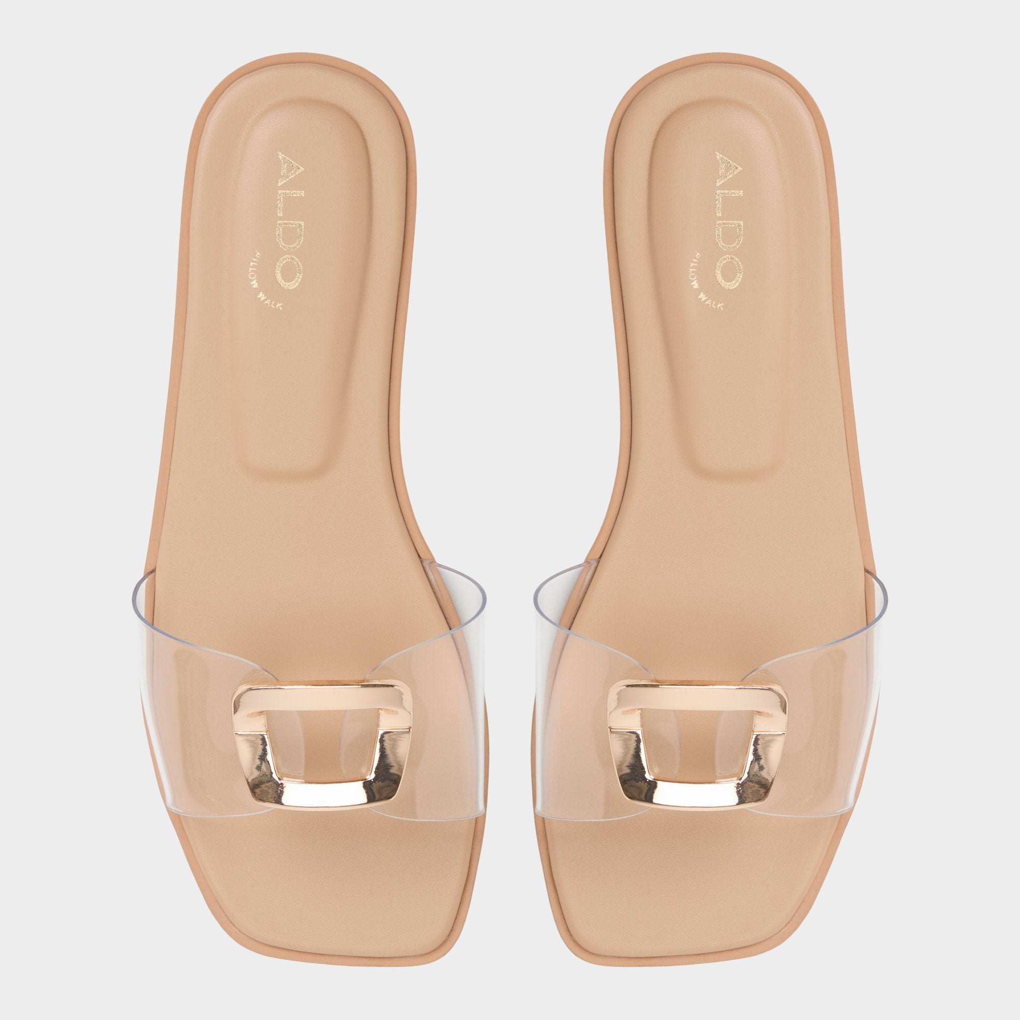Aldo | Tidella Clear Women's Flats - Slide sandal