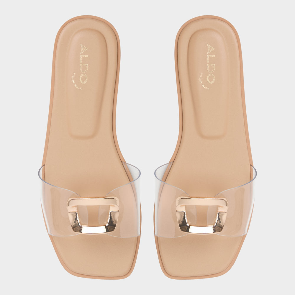 Aldo | Tidella Clear Women's Flats - Slide sandal