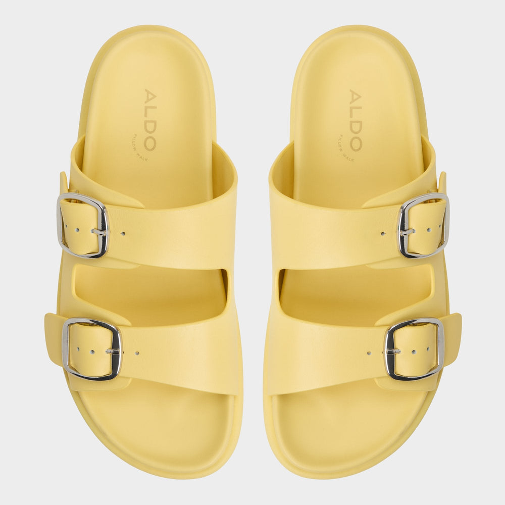 Aldo | Bohochic Yellow Women's Travel essentials - Footbed sandal, Footbed sandal