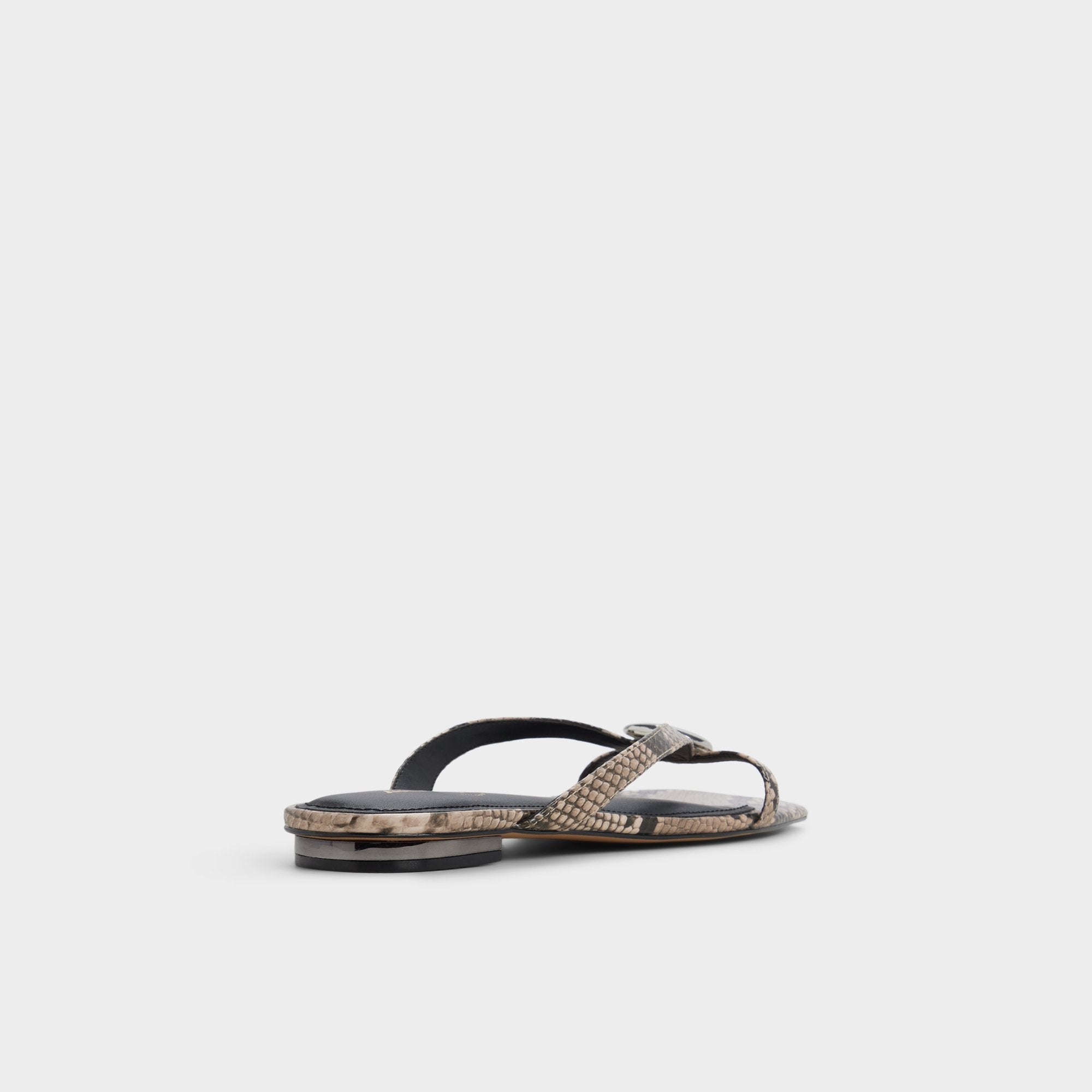 Aldo | Iliria White/Black Women's Flats - Slide sandal