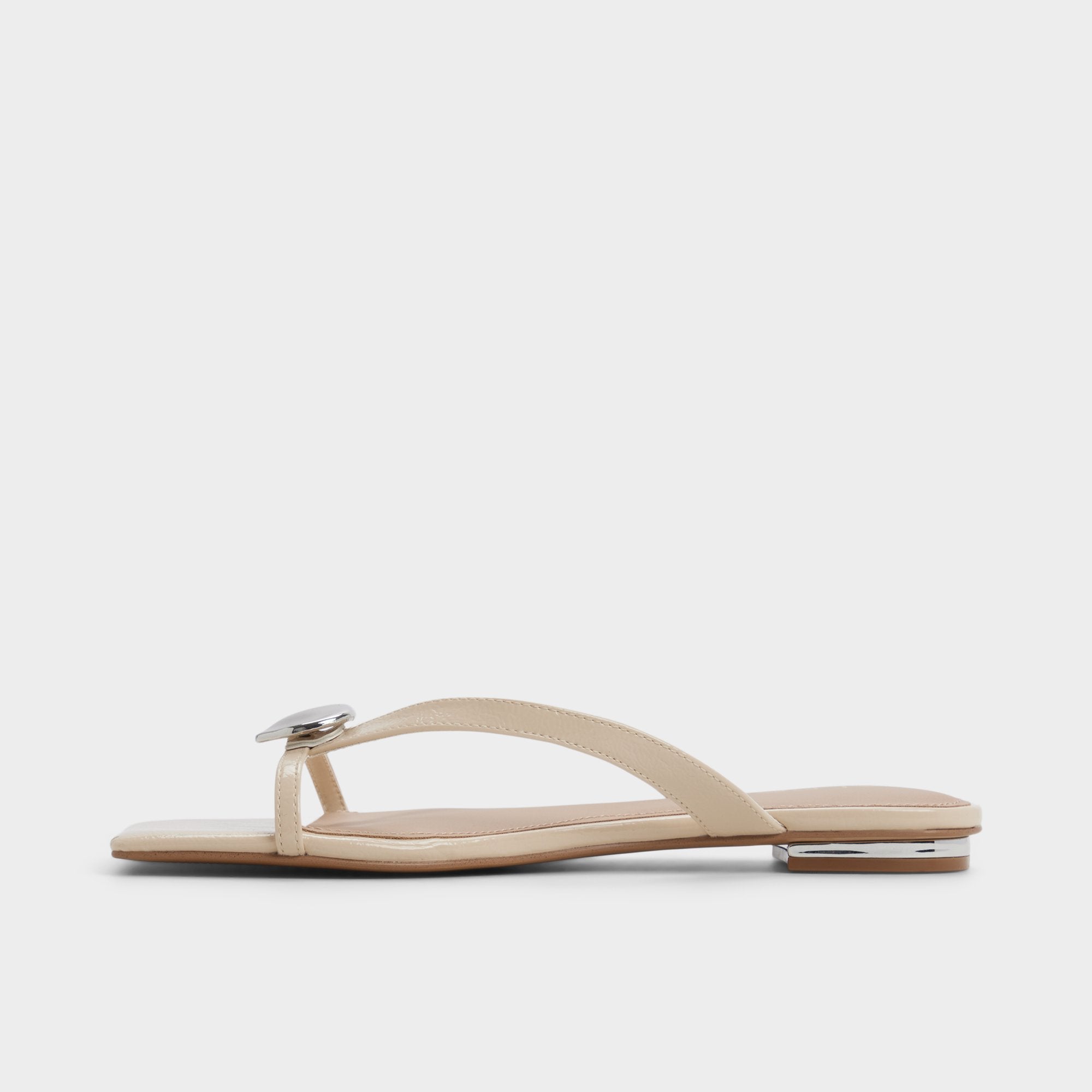 Aldo | Iliria Beige Women's Flats - Slide sandal