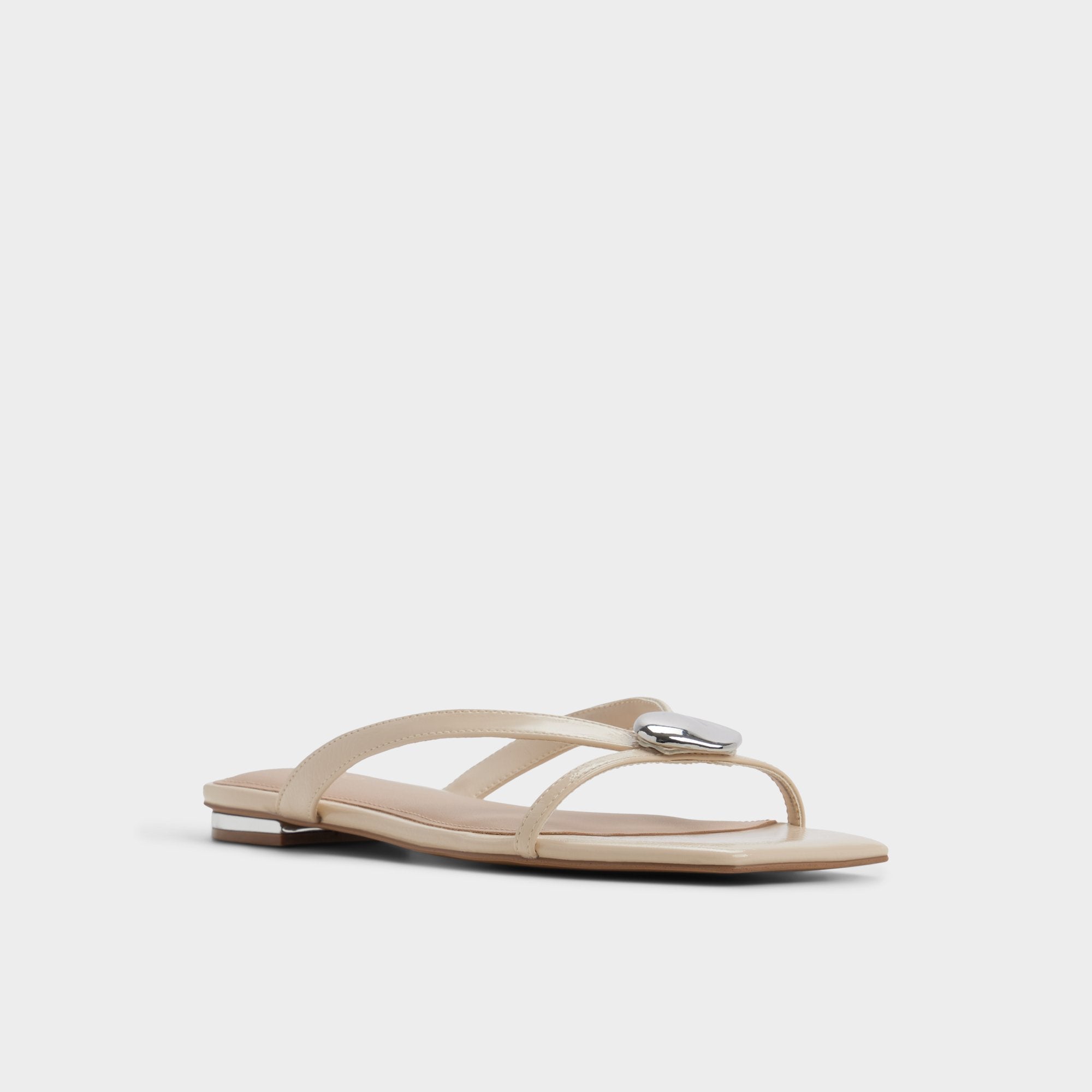 Aldo | Iliria Beige Women's Flats - Slide sandal