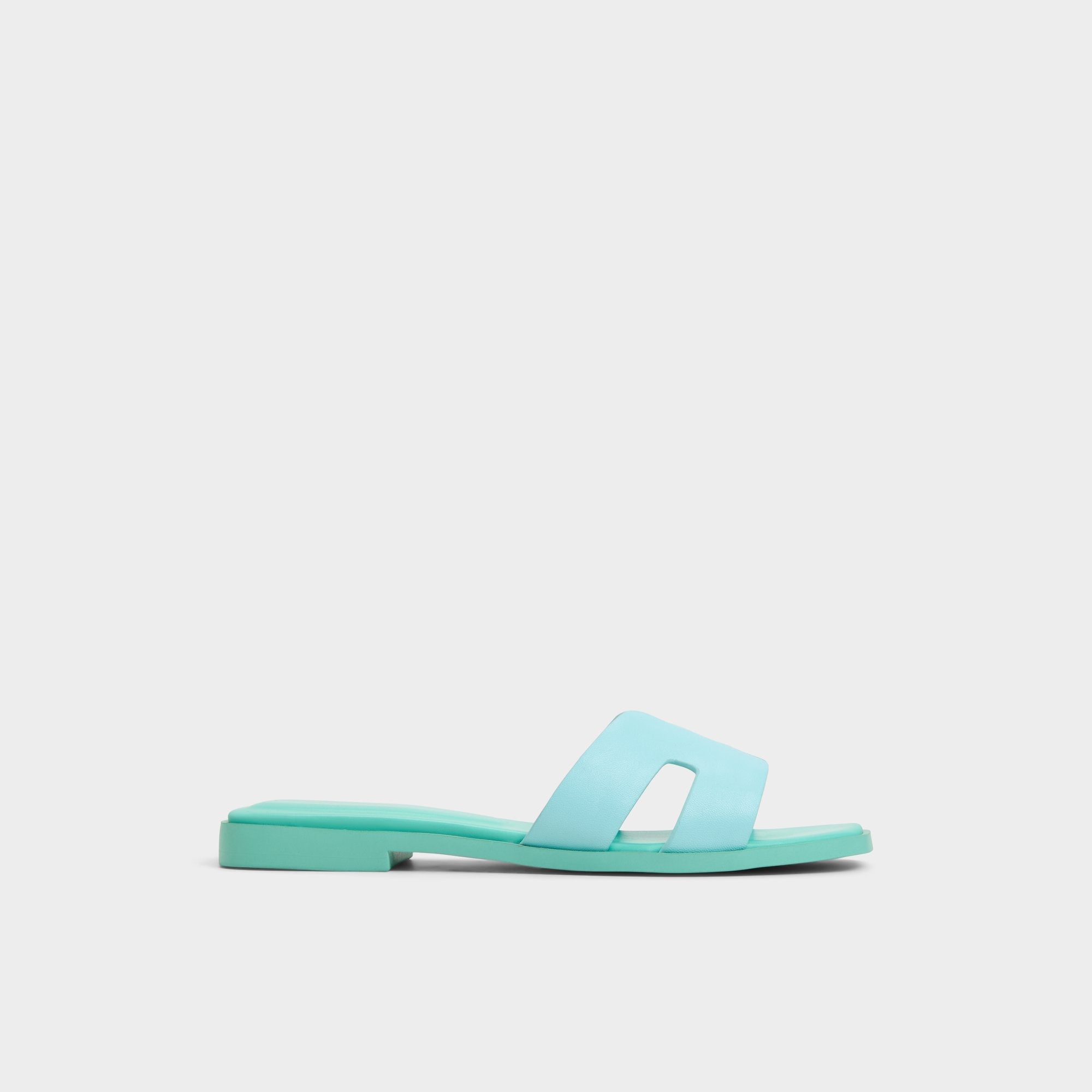 Aldo | Itsandal Turquoise Women's Flats - Slide sandal