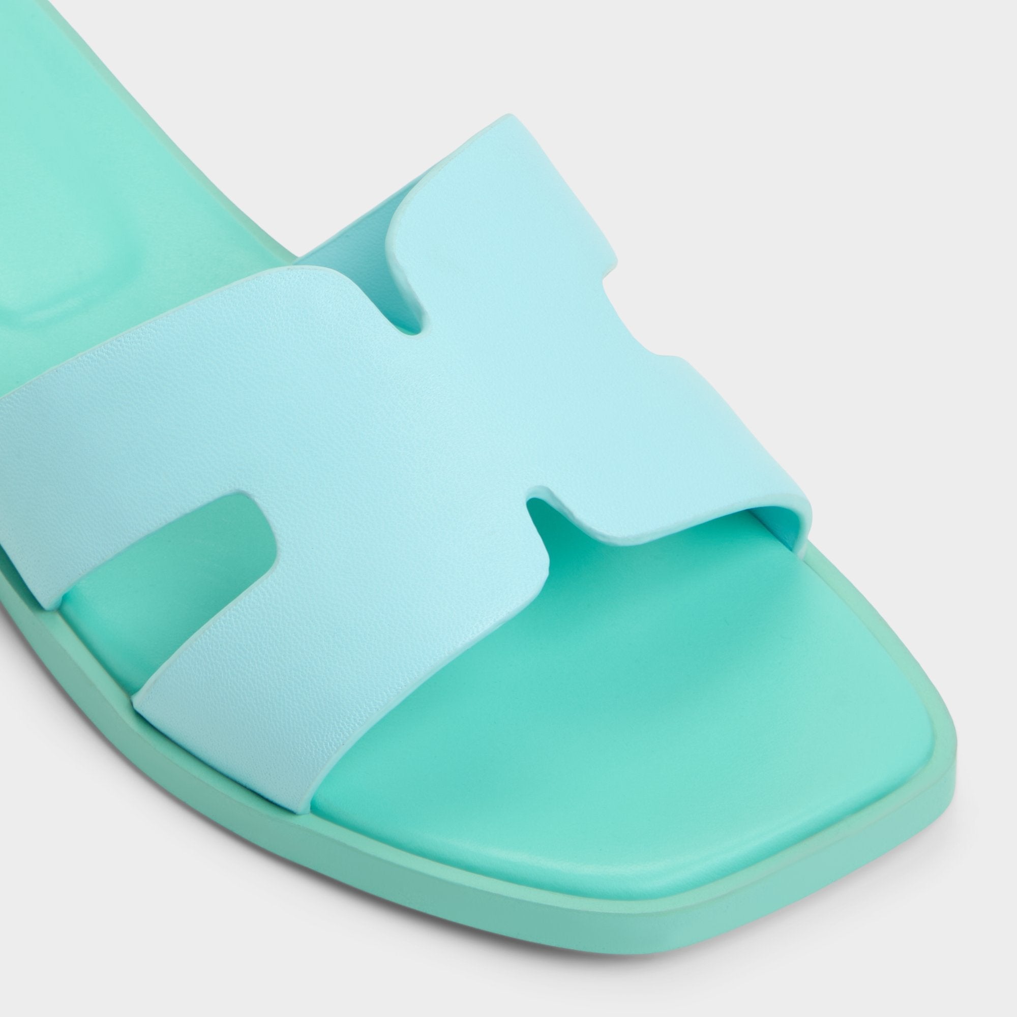 Aldo | Itsandal Turquoise Women's Flats - Slide sandal