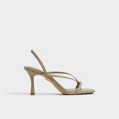 Aldo | Riva Other Green Women's Strappy sandals - Sling back heeled sandal, Stiletto heel