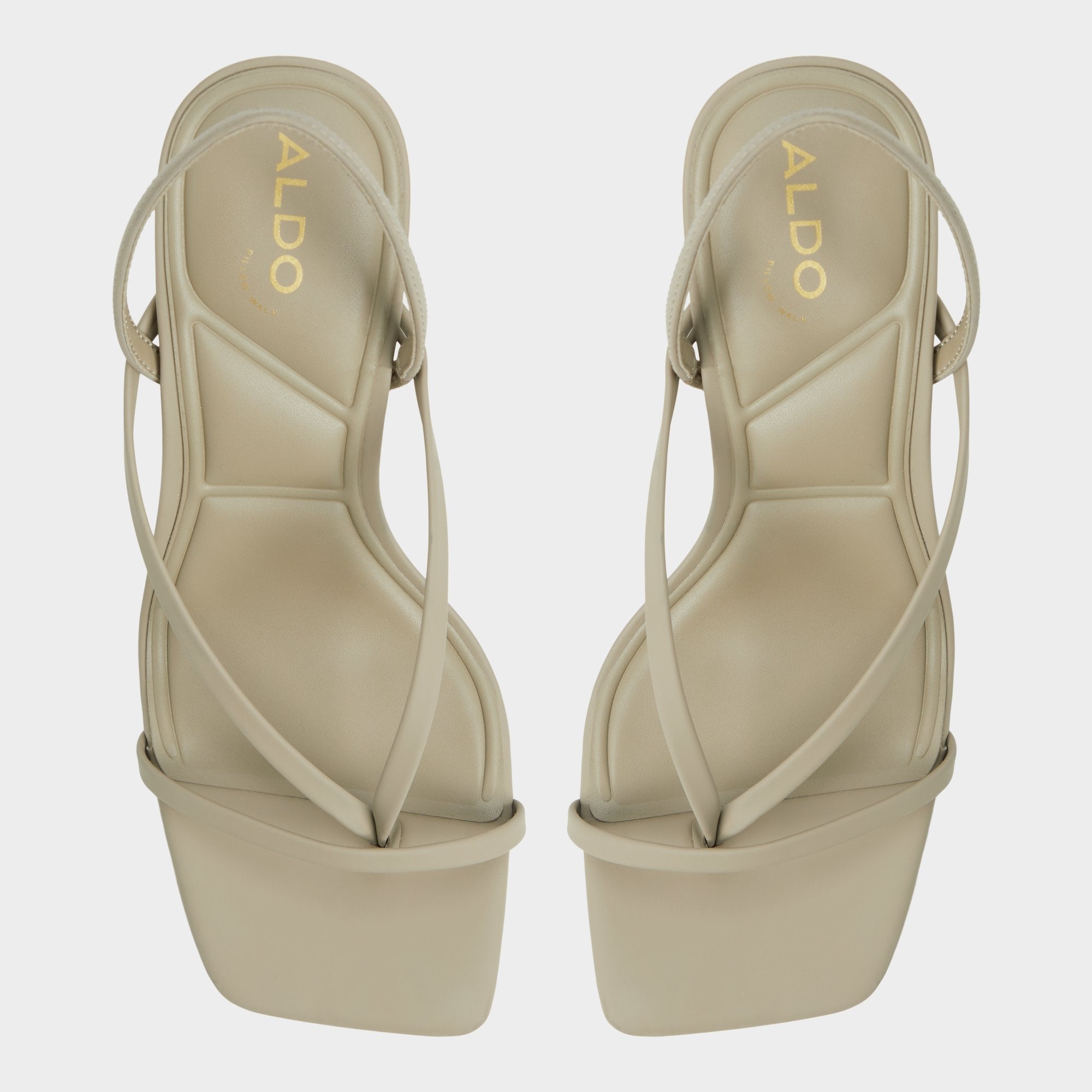 Aldo | Riva Other Green Women's Strappy sandals - Sling back heeled sandal, Stiletto heel