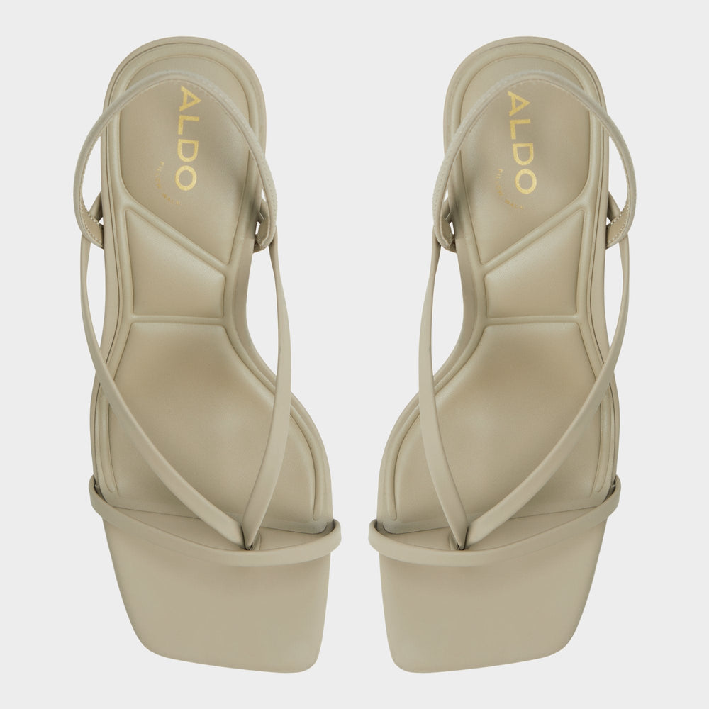 Aldo | Riva Other Green Women's Strappy sandals - Sling back heeled sandal, Stiletto heel