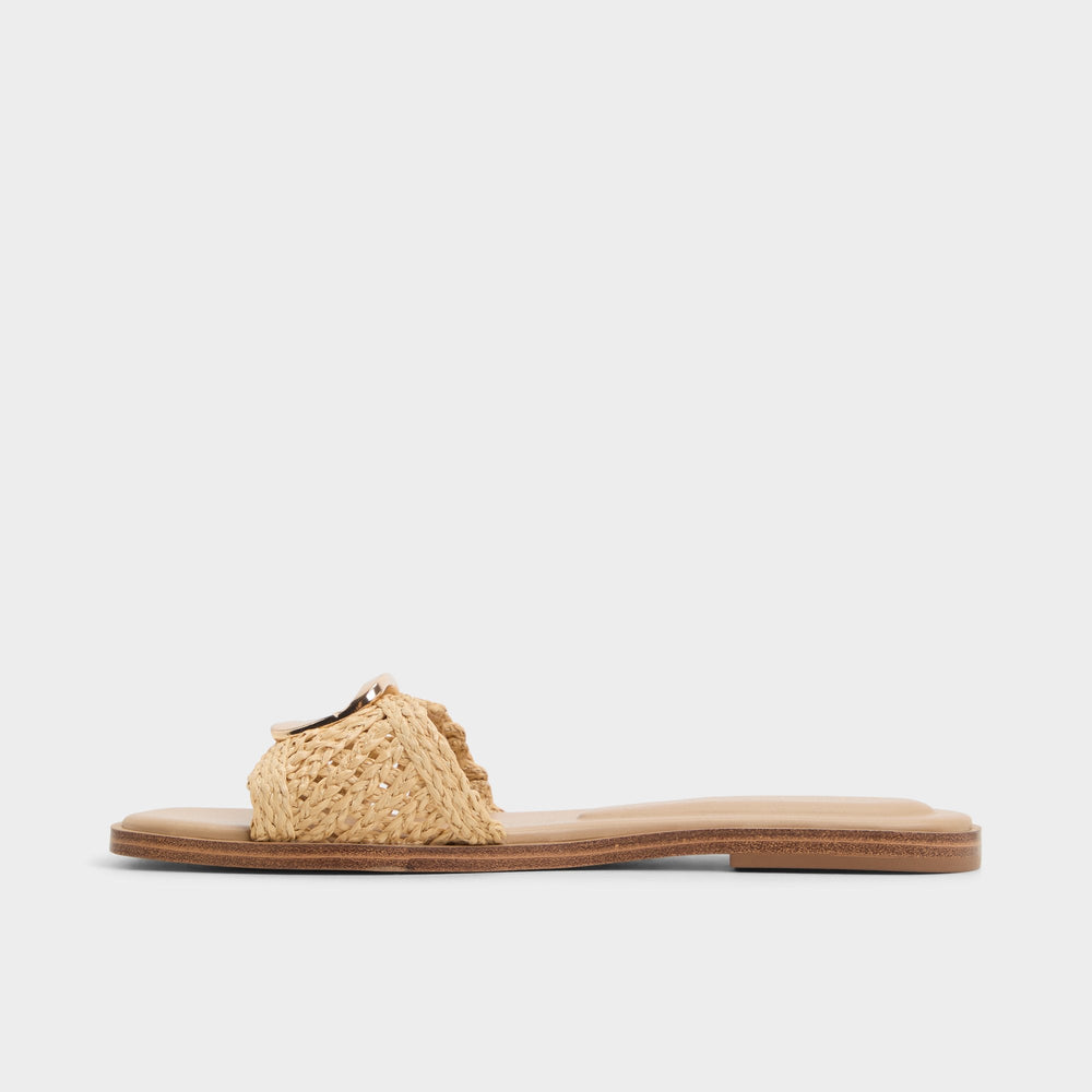 Aldo | Tidella Natural Women's Flats - Slide sandal