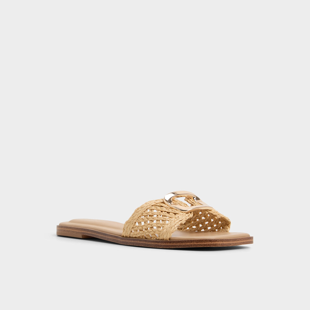 Aldo | Tidella Natural Women's Flats - Slide sandal