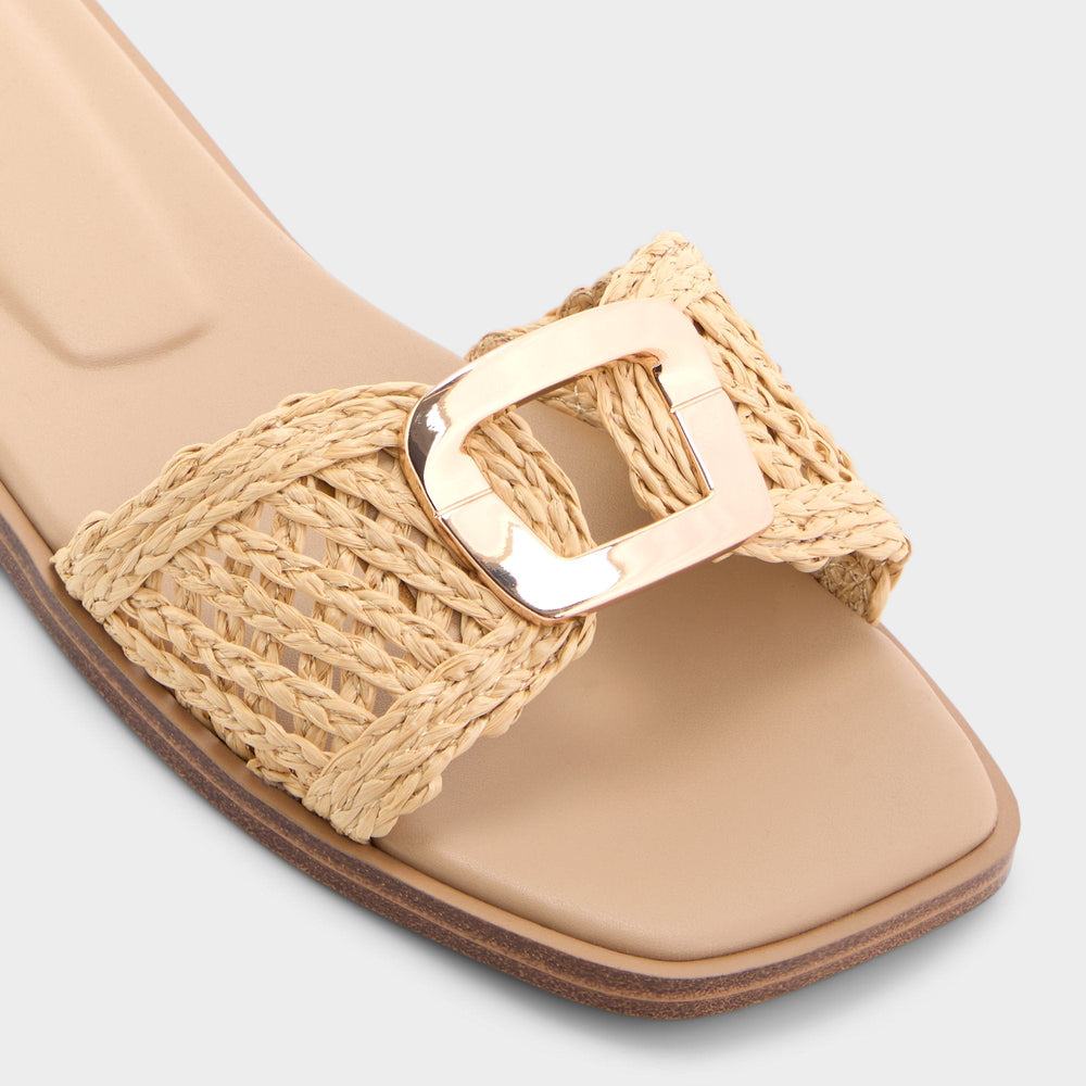 Aldo | Tidella Natural Women's Flats - Slide sandal