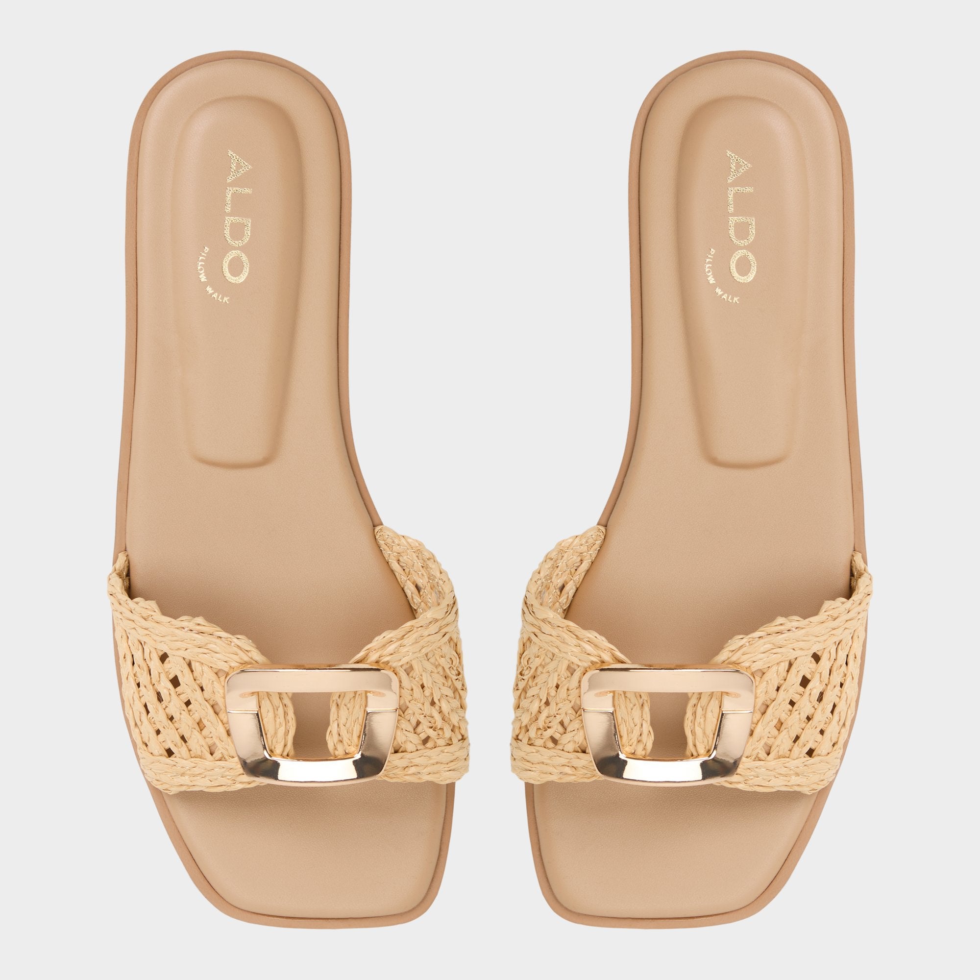 Aldo | Tidella Natural Women's Flats - Slide sandal