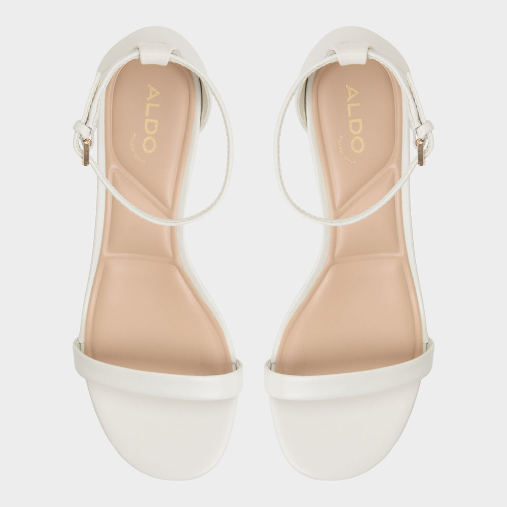 Aldo | Calliope White/Bone Women's Block heels - Heeled sandal, Block heel