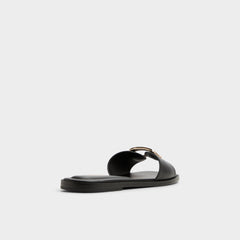 Aldo | Tidella Black Women's Flats - Slide sandal