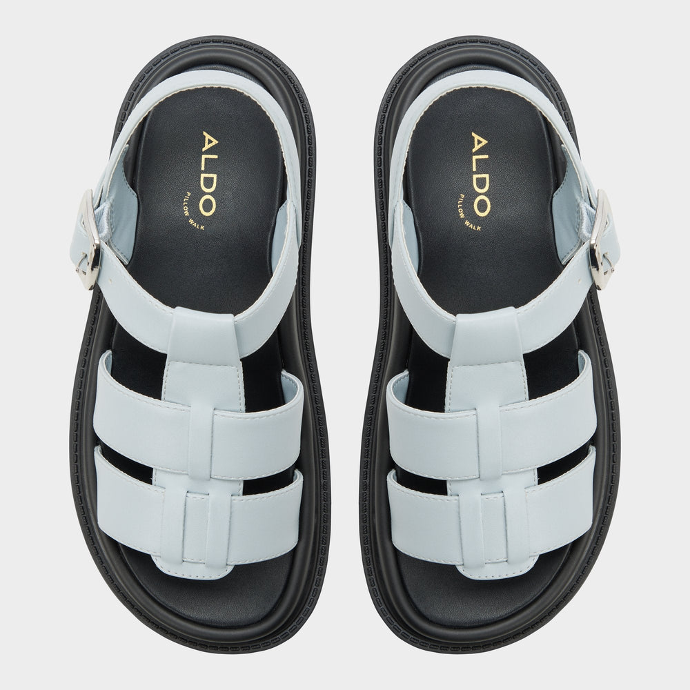 Aldo | Linettie in Other Blue - Gladiator sandal, Footbed sandal