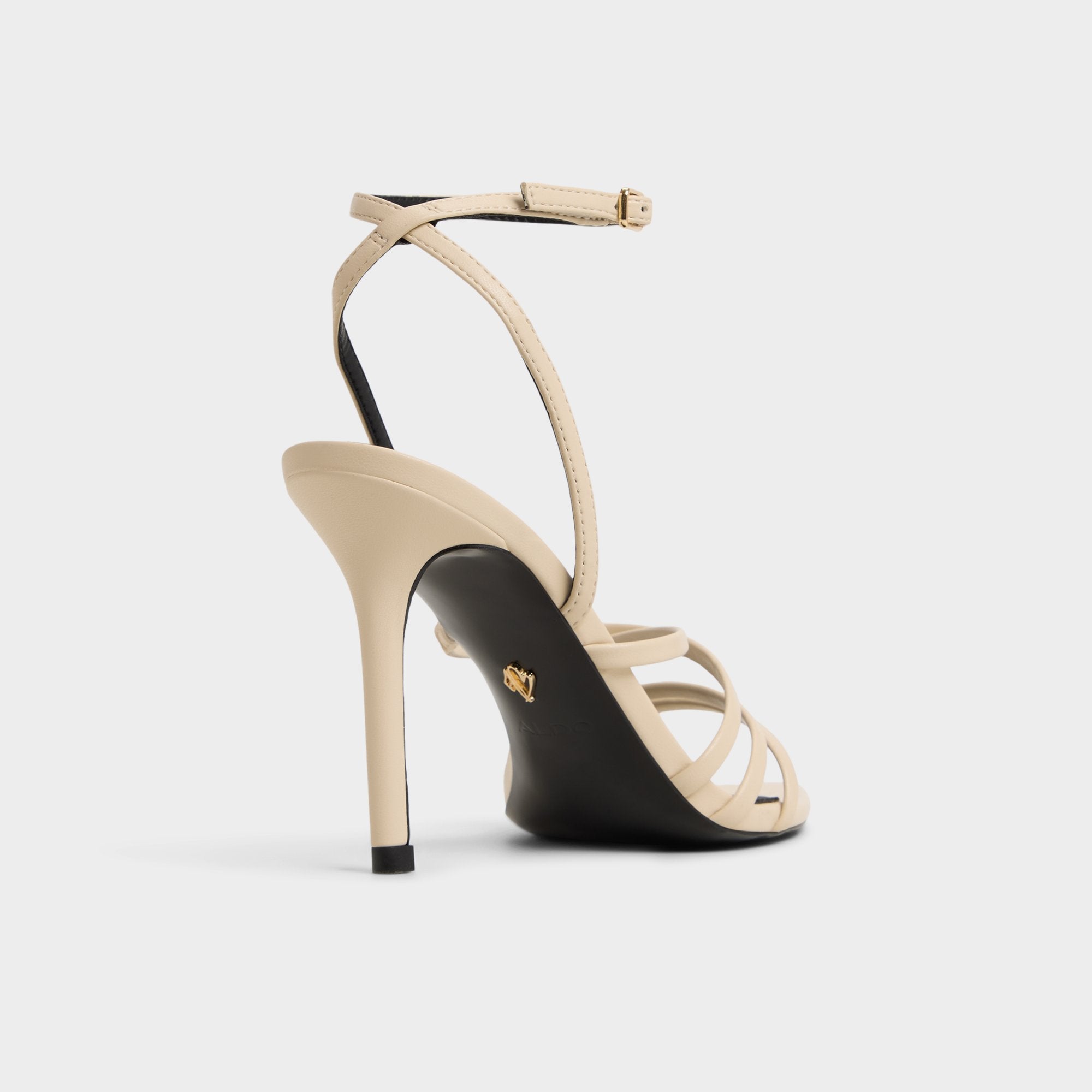 Aldo | Solania Light Beige Women's Strappy sandals - Heeled sandal, Stiletto heel
