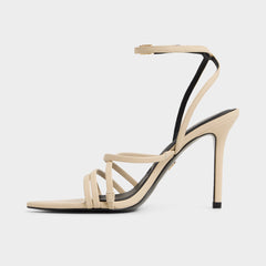 Aldo | Solania Light Beige Women's Strappy sandals - Heeled sandal, Stiletto heel