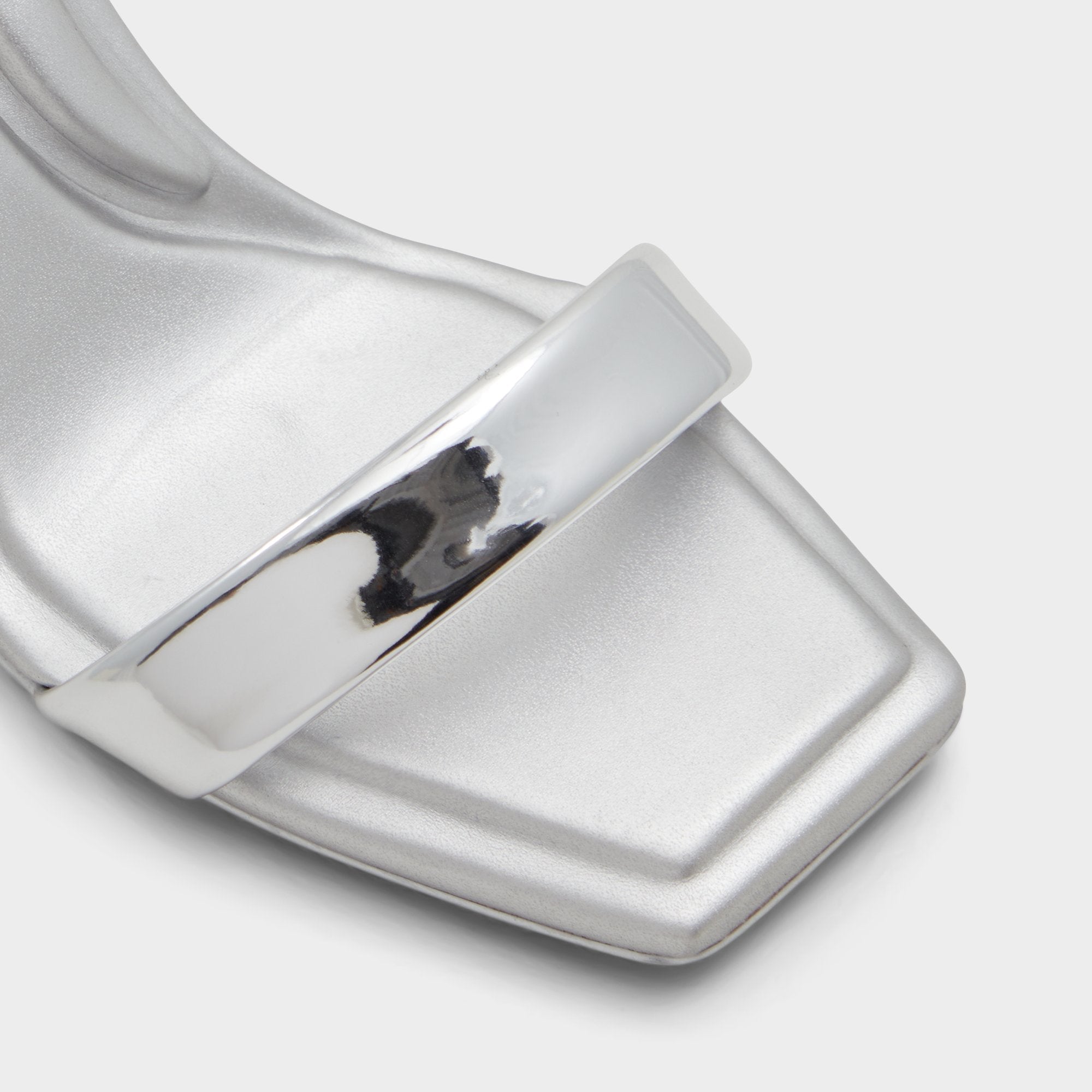 Aldo | Aurorai Silver Women's Block heels - Strappy heeled sandal, Block heel