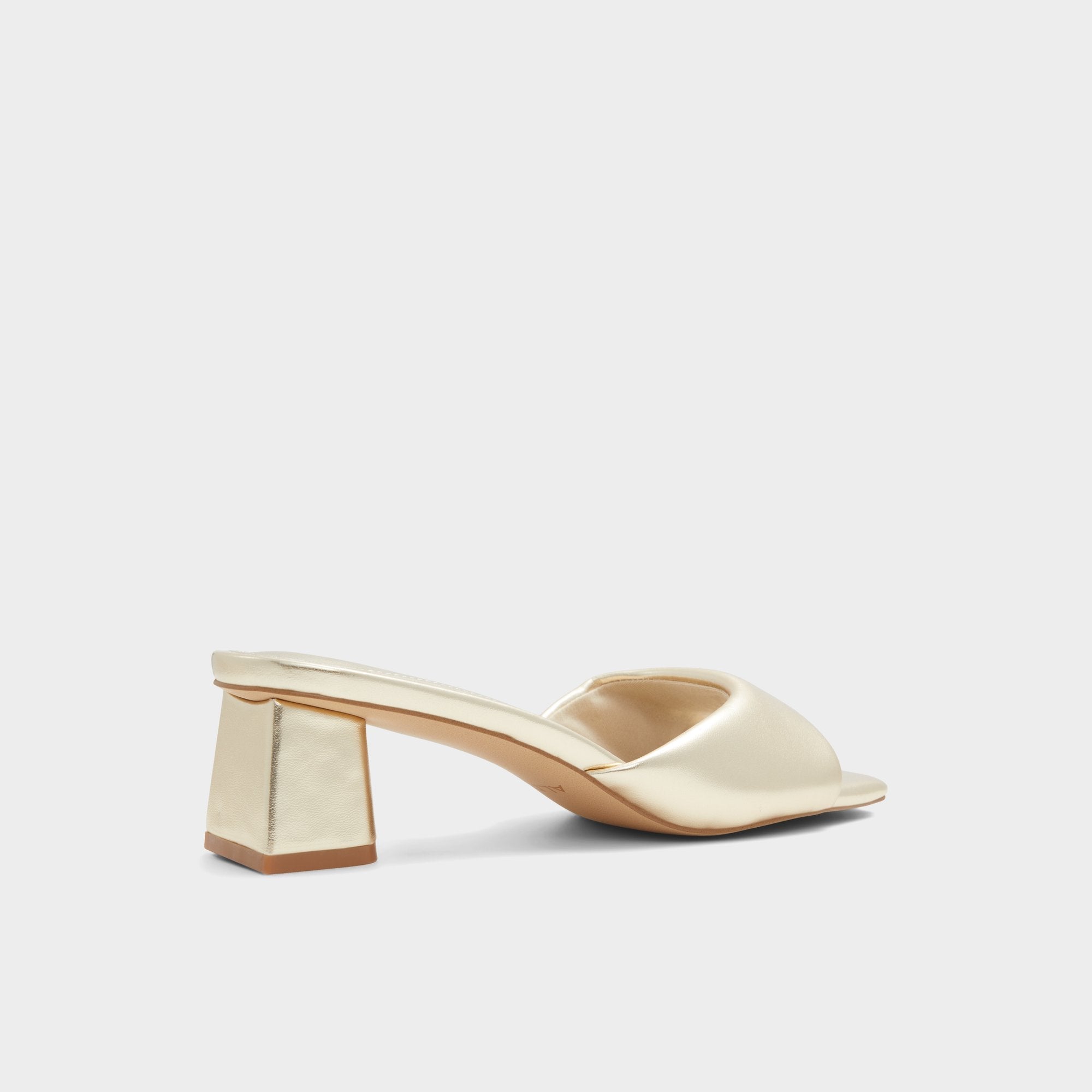 Aldo | Aneka Gold Women's Heeled mules - Heeled mule, Block heel