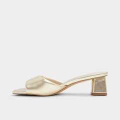 Aldo | Aneka Gold Women's Heeled mules - Heeled mule, Block heel