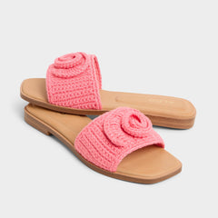 Aldo | Sabbia Medium Pink Women's Flats - Slide sandal