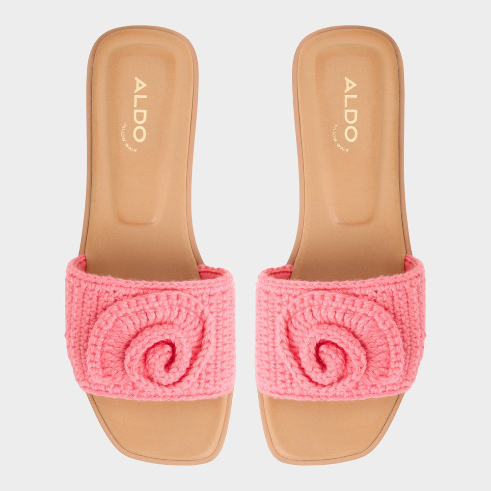 Aldo | Sabbia Medium Pink Women's Flats - Slide sandal