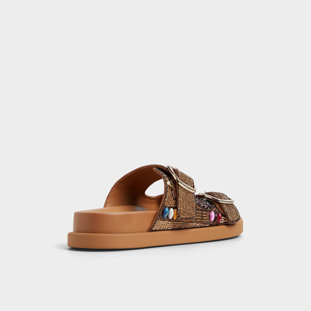 Aldo | Bohochic Open Brown Women's Footbed sandals - Footbed sandal
