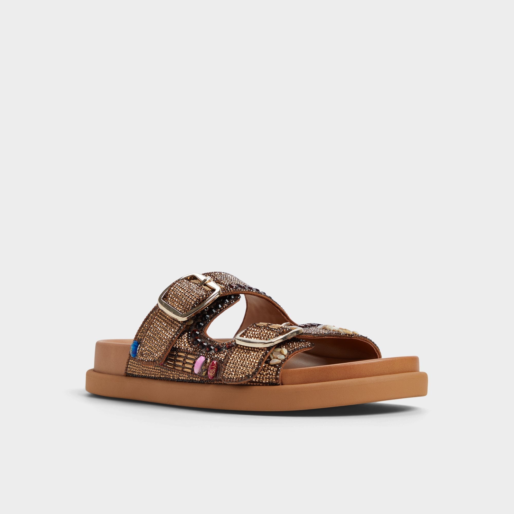 Aldo | Bohochic Open Brown Women's Footbed sandals - Footbed sandal