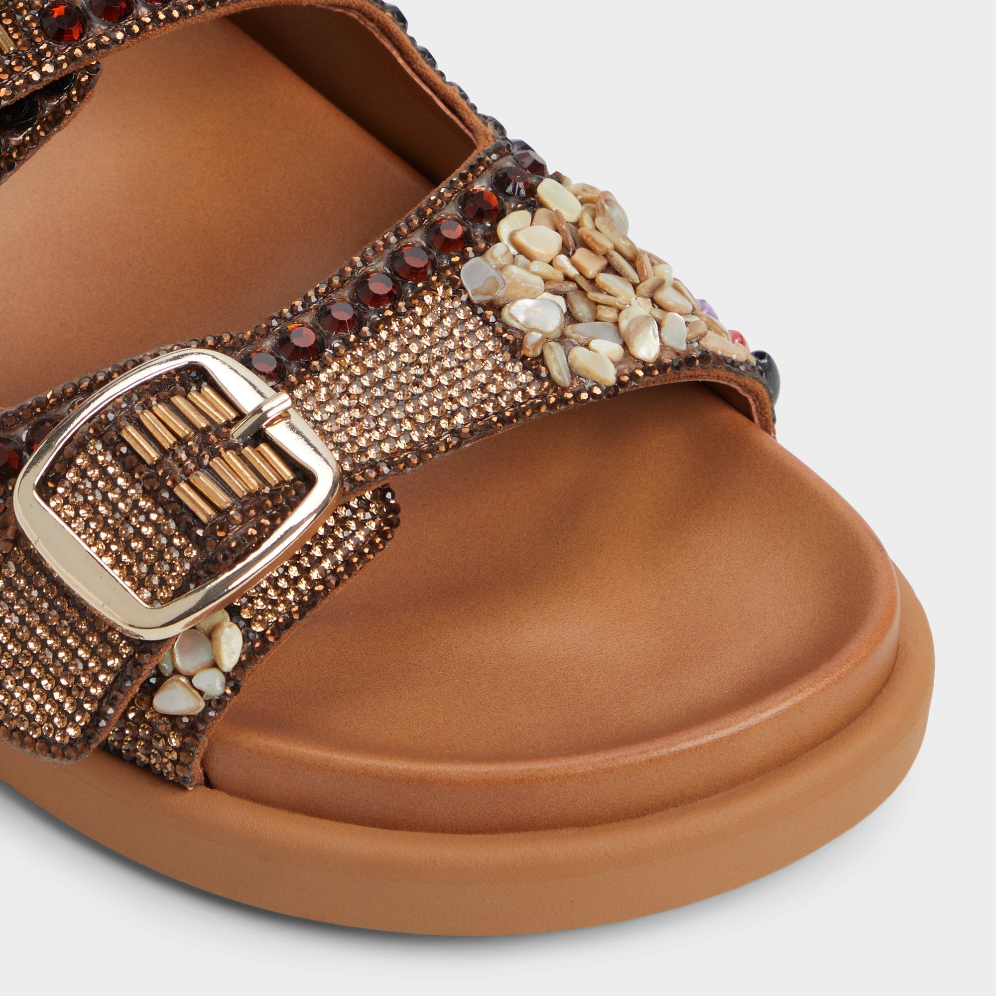 Aldo | Bohochic Open Brown Women's Footbed sandals - Footbed sandal