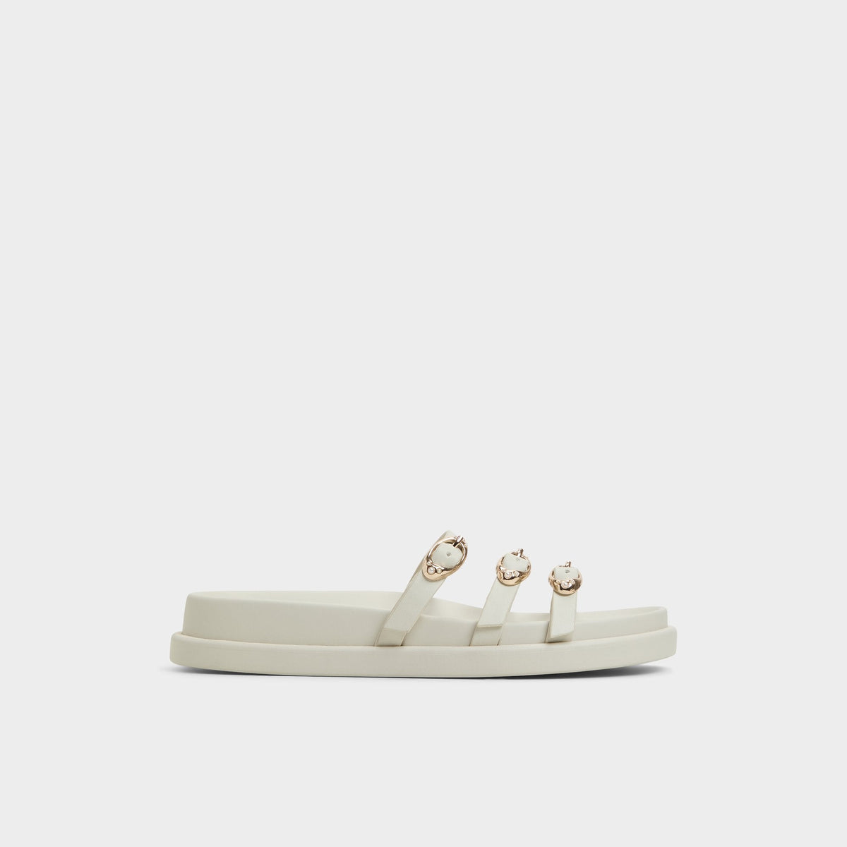 Aldo | Zephyra White Women's Footbed sandals - Footbed sandal, Footbed sandal