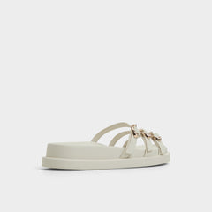 Aldo | Zephyra White Women's Footbed sandals - Footbed sandal, Footbed sandal