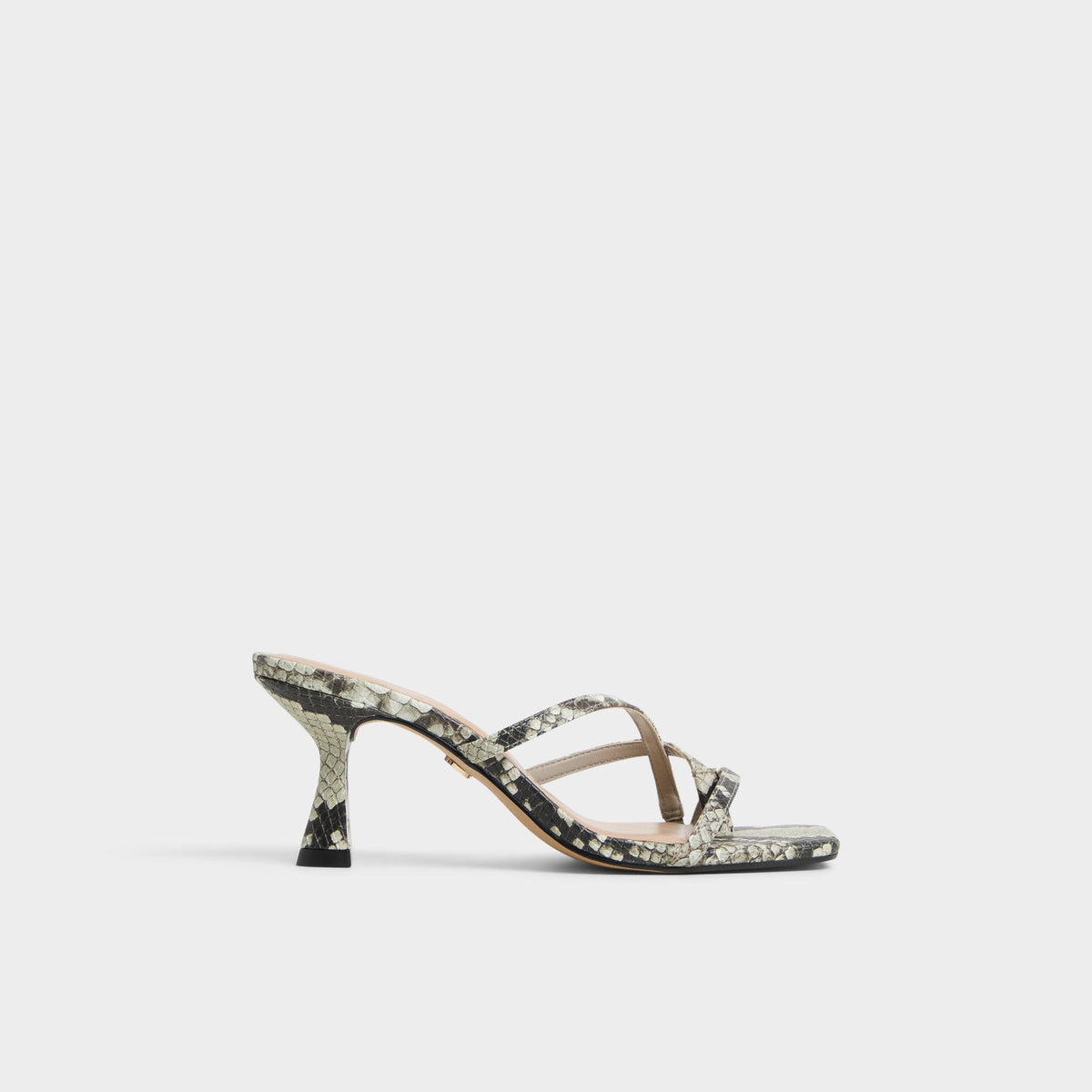 Aldo | Calypsa White/Black Women's Animal Prints - Strappy heeled sandal