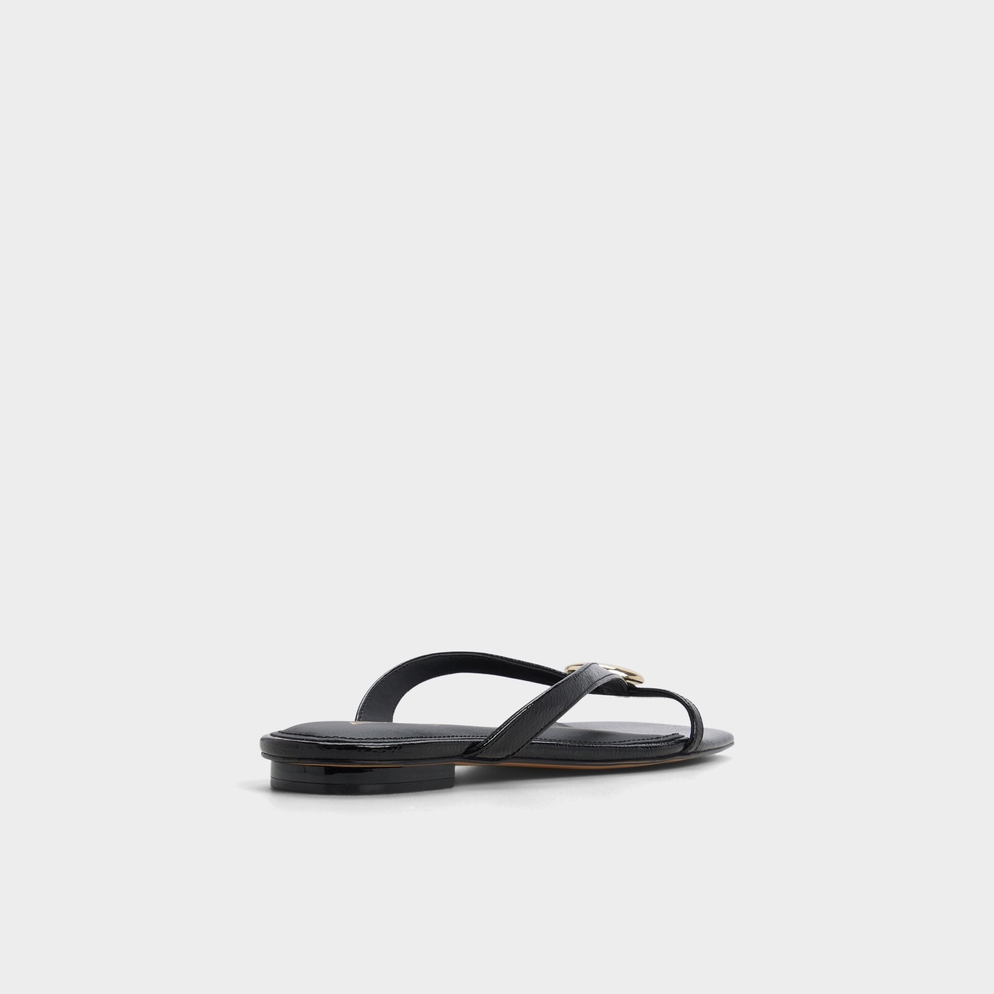 Aldo | Iliria Black Women's Flats - Slide sandal