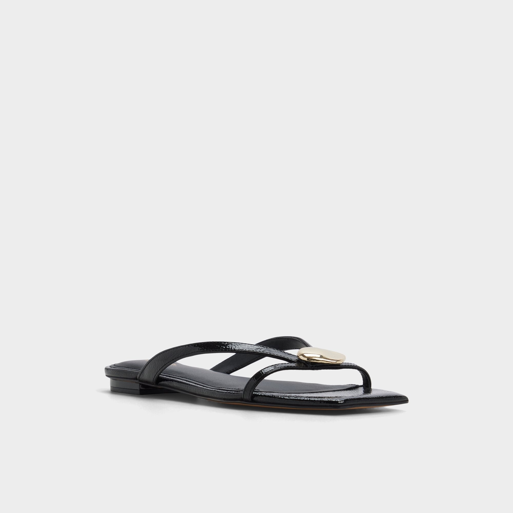 Aldo | Iliria Black Women's Flats - Slide sandal