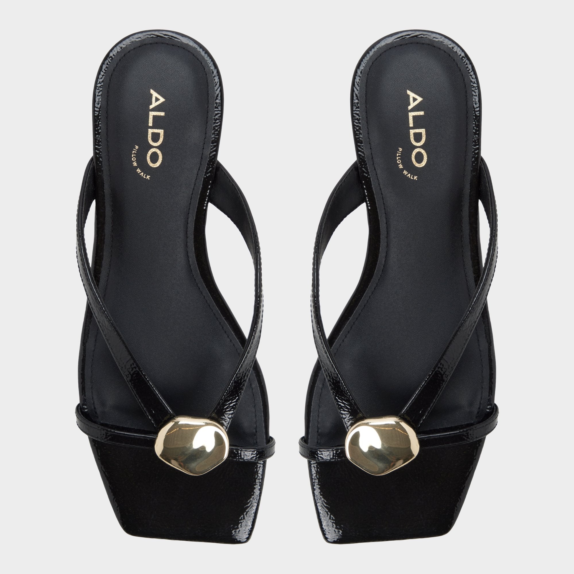 Aldo | Iliria Black Women's Flats - Slide sandal