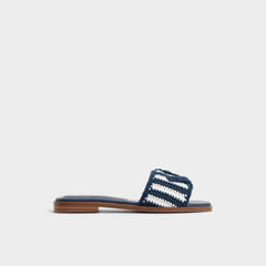 Aldo | Sabbia Blue Combo Women's Flats - Slide sandal