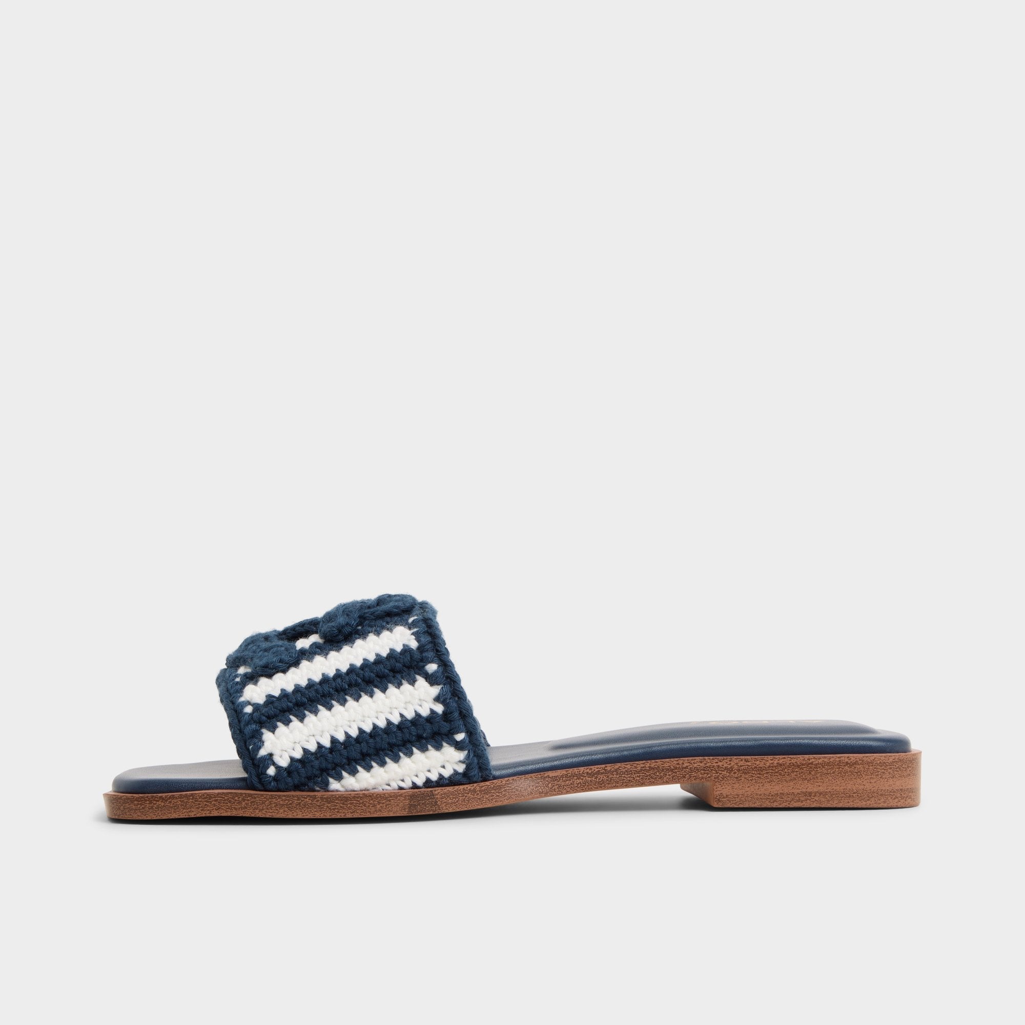 Aldo | Sabbia Blue Combo Women's Flats - Slide sandal