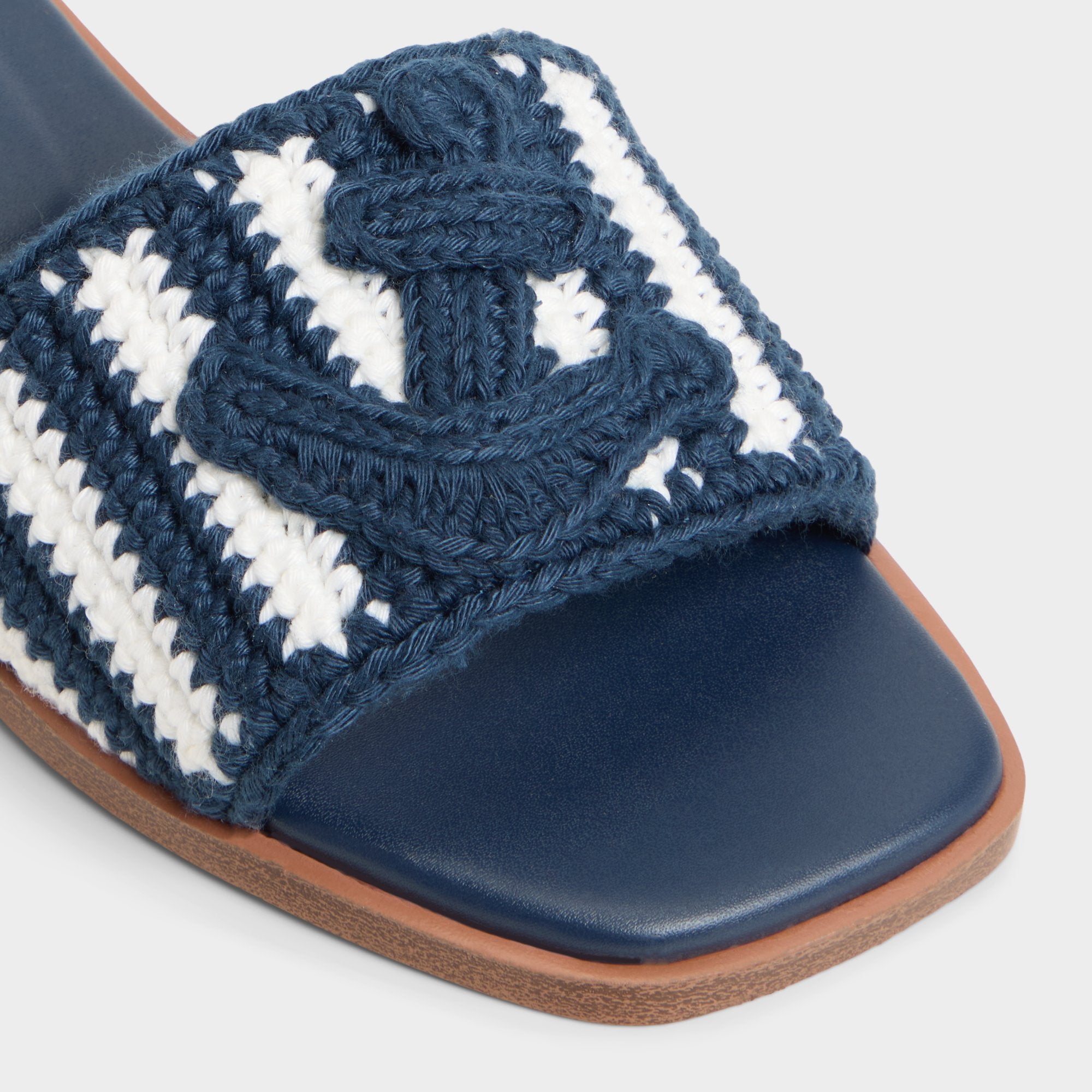 Aldo | Sabbia Blue Combo Women's Flats - Slide sandal
