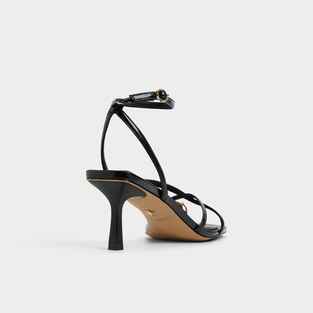 Aldo | Elodiah Black Women's Travel essentials - Strappy heeled sandal, Stiletto heel