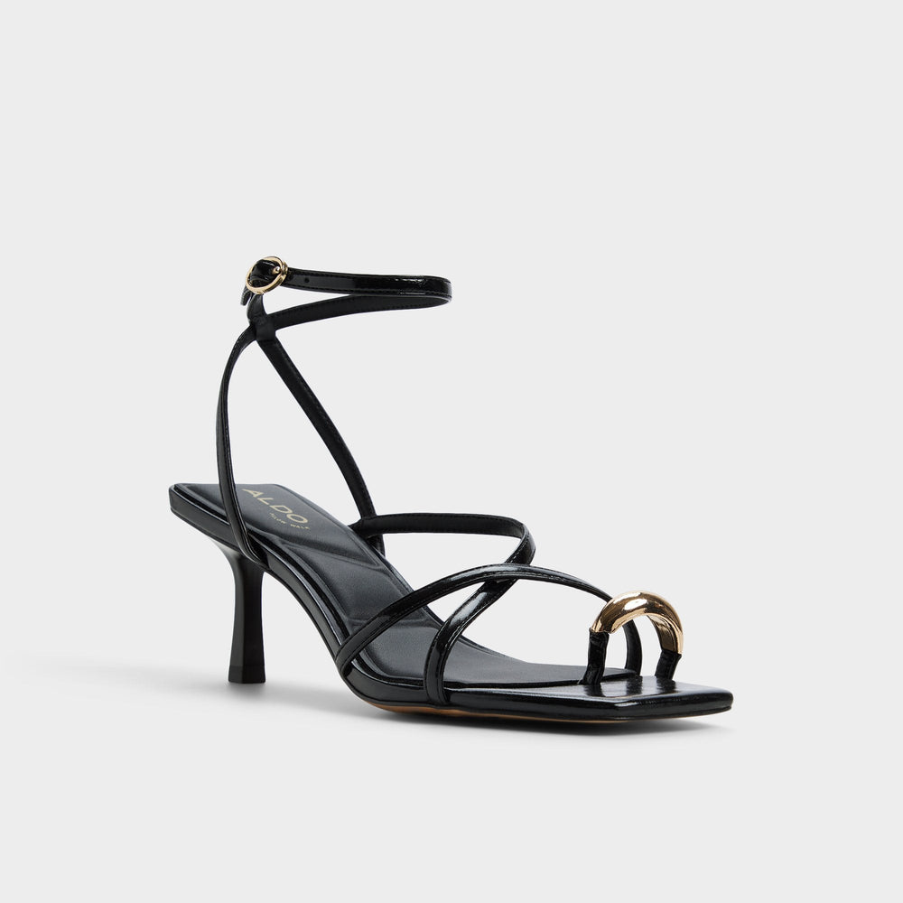 Aldo | Elodiah Black Women's Travel essentials - Strappy heeled sandal, Stiletto heel