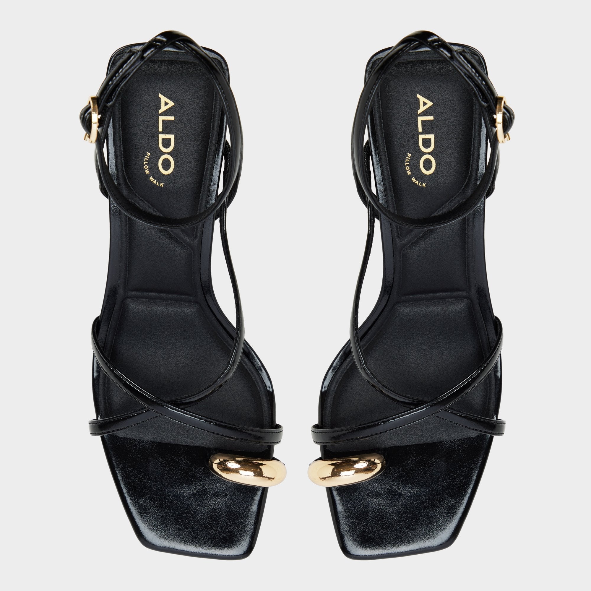 Aldo | Elodiah Black Women's Travel essentials - Strappy heeled sandal, Stiletto heel