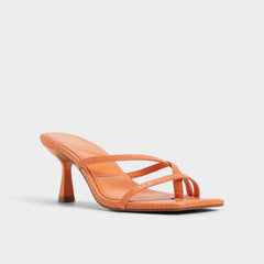 Aldo | Calypsa Medium Orange Women's Heeled mules - Strappy heeled sandal