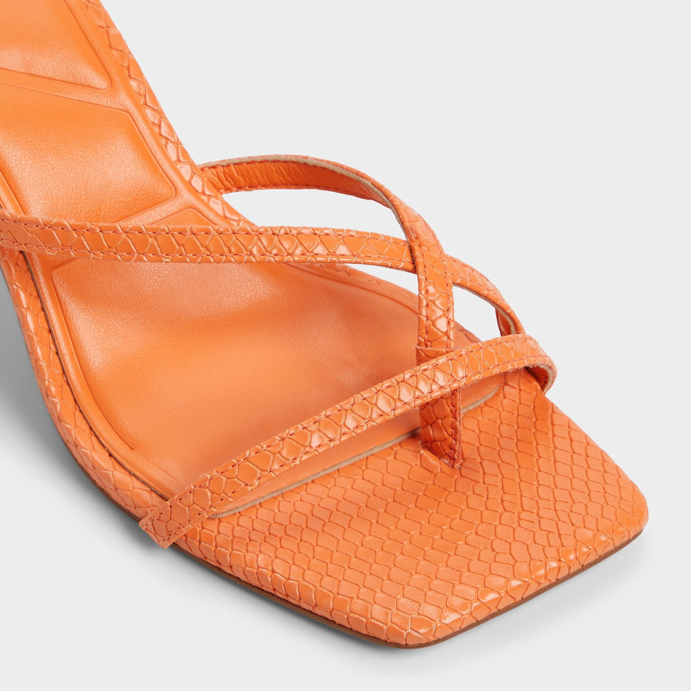 Aldo | Calypsa Medium Orange Women's Heeled mules - Strappy heeled sandal
